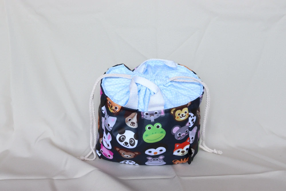 Lunchbag modrý zvířátka