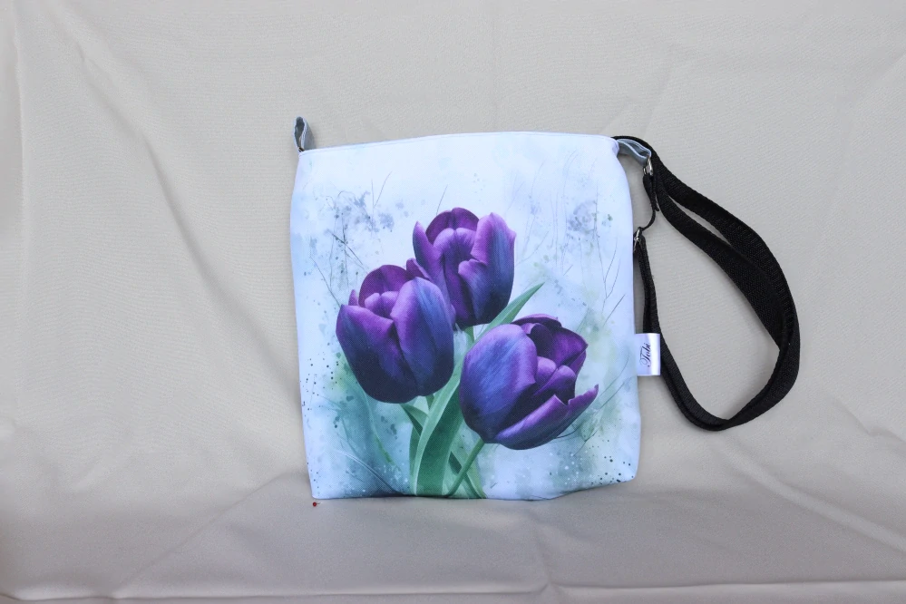 Kabelka tulipán fialový