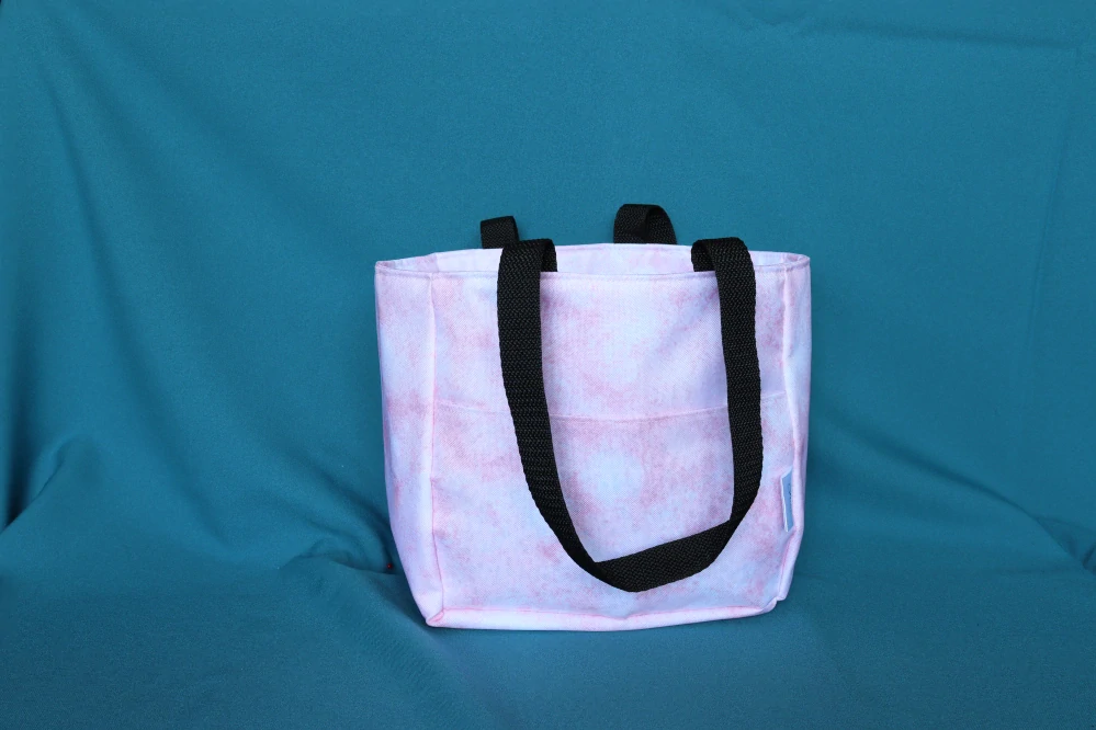 Lunchbag růžový grunge