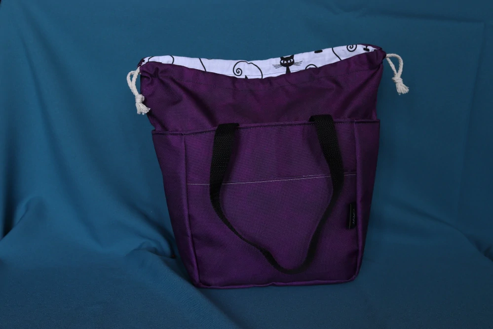 Lunchbag tmavě fialový