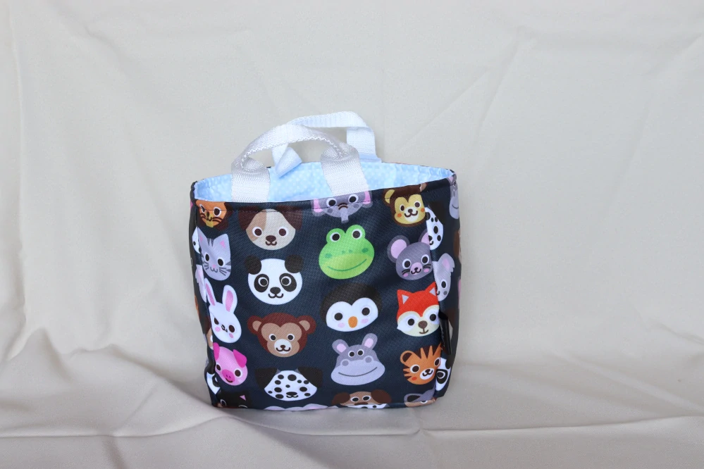 Lunchbag modrý zvířátka