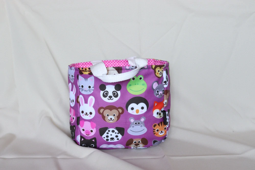 Lunchbag zvířátka fialový