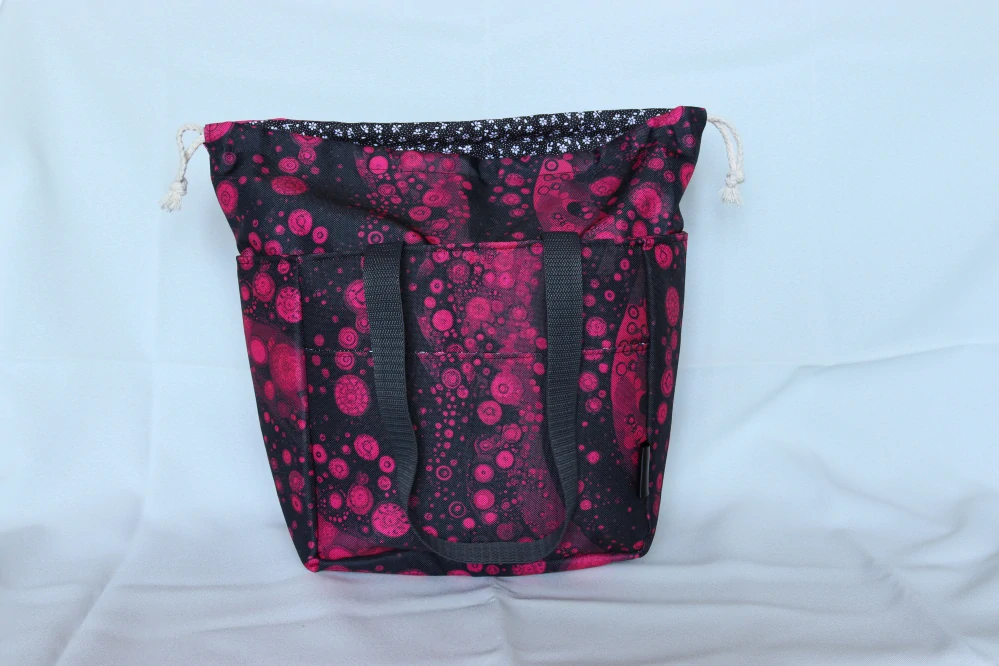 Lunchbag kruhy vínová
