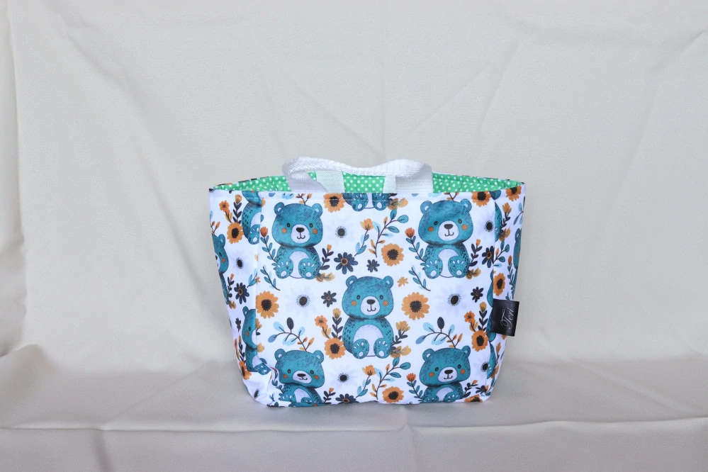 Lunchbag zelení medvědi