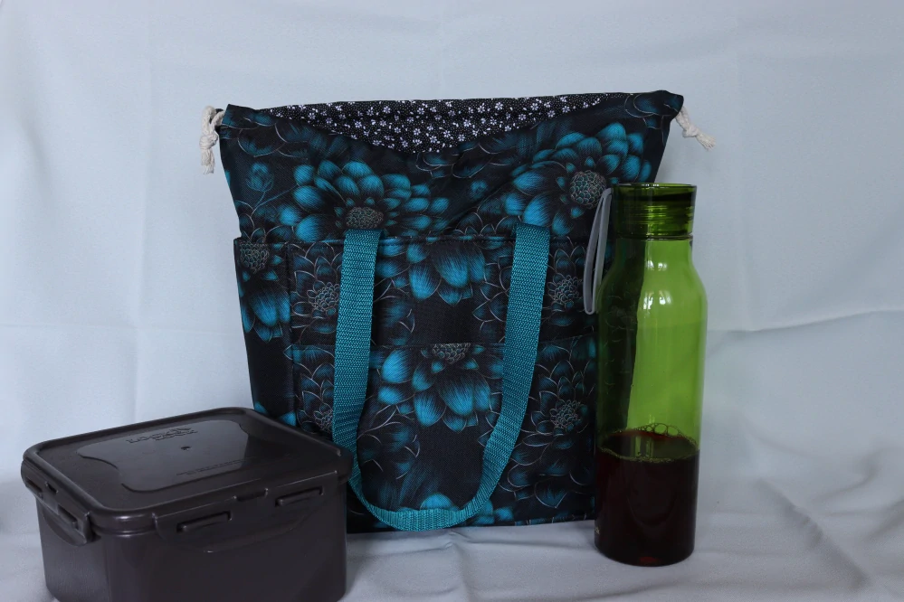 Lunchbag oranžový s puntíky