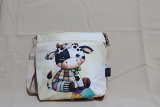 Kabelka patchwork kráva