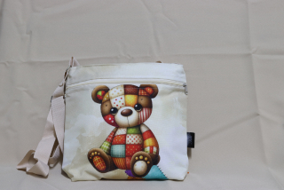 Kabelka patchwork medvídek