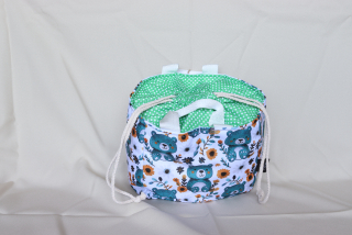 Lunchbag zelení medvědi