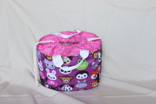 Lunchbag zvířátka fialový