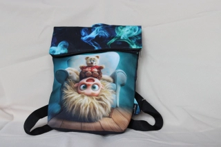 Překlápěcí batoh holčička