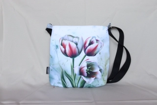 Crossbody kabelka tulipány