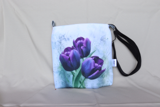 Kabelka tulipán fialový